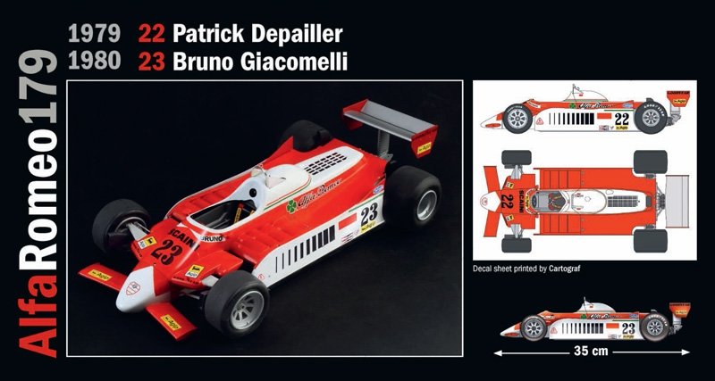 Italeri 4704 ALFA ROMEO 179-179C (1/12) – image 2