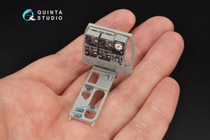 Intérieur imprimé en 3D et coloré sur papier décalcomanie Quinta Studio QD32063 Bf 110C/D (pour maquette Dragon) 1/32  – imagen 11