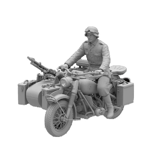 Freedom 616005 Conducteur de moto allemand de la Seconde Guerre mondiale pour R75 1/48  – Bild 3