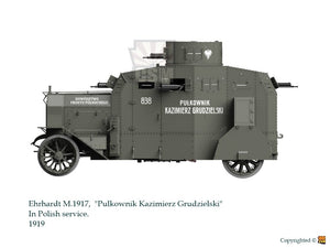 Maquette Copper State Models 35010 Ehrhardt EV/4 M.1917 (DÉCORATIONS POLONAISES INCLUSES) 1/35  – image 3