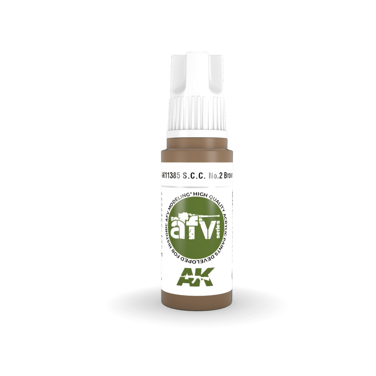 AK Interactive AK11385 SCC No.2 Brown 17ml – image 2