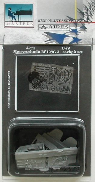 Maquette de cockpit Aires 4271 Bf 109G-2 au 1/48 Hasegawa