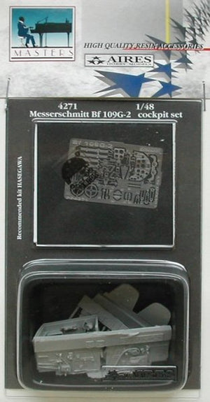 Maquette de cockpit Aires 4271 Bf 109G-2 au 1/48 Hasegawa