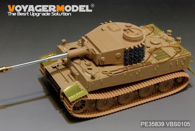 Maquette Voyager PE35839 Tigre I allemand de la Seconde Guerre mondiale, Groupe « Fehrmann » (pour RFM 5005), échelle 1/35 – Bild 2