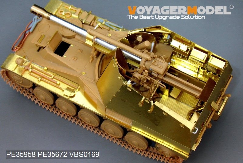 Maquette Voyager PE35958 Obusier automoteur allemand Wespe Basic de la Seconde Guerre mondiale pour TAMIYA 35200/35358 au 1/35 – image 9