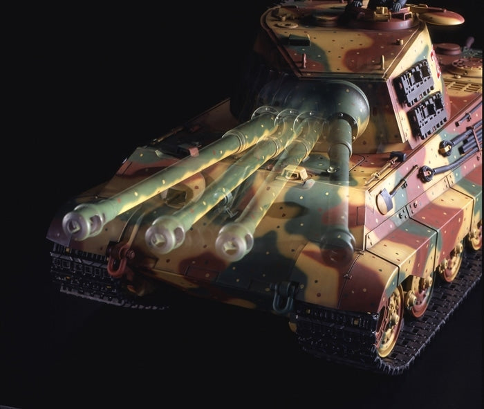 Tamiya 56018 Maquette radiocommandée de char lourd allemand Type VI King Tiger, tourelle de production, kit complet toutes options, échelle 1/16 – immagine 4