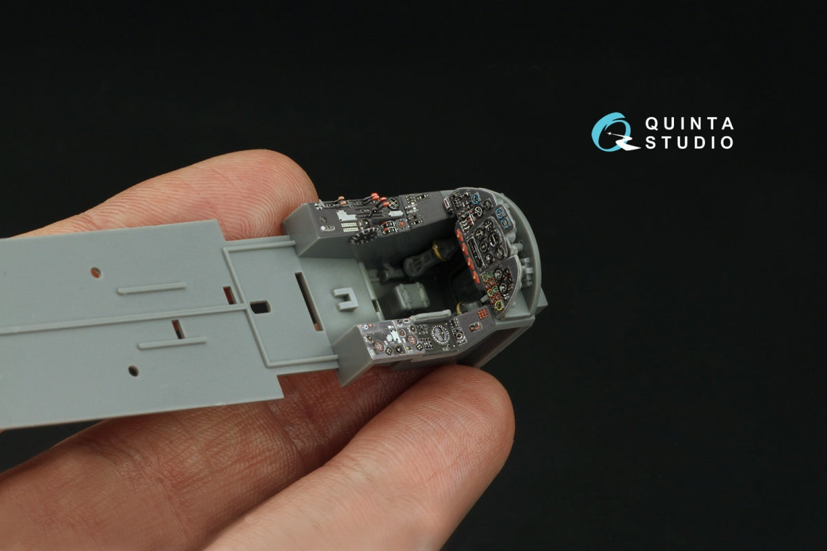 Intérieur imprimé en 3D et coloré sur papier décalcomanie Quinta Studio QD48515 Do 335A-12 Trainer (Tamiya) 1/48 – Bild 12