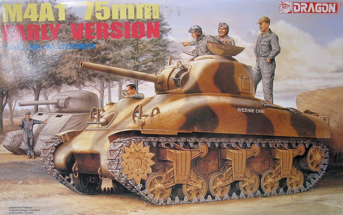 Dragon 6048 M4A1 75 mm Version initiale 1/35 