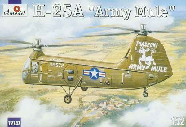 A-Model 72147 Piasecki H-25A Army Mule Hélicoptère de l'armée américaine 1/72