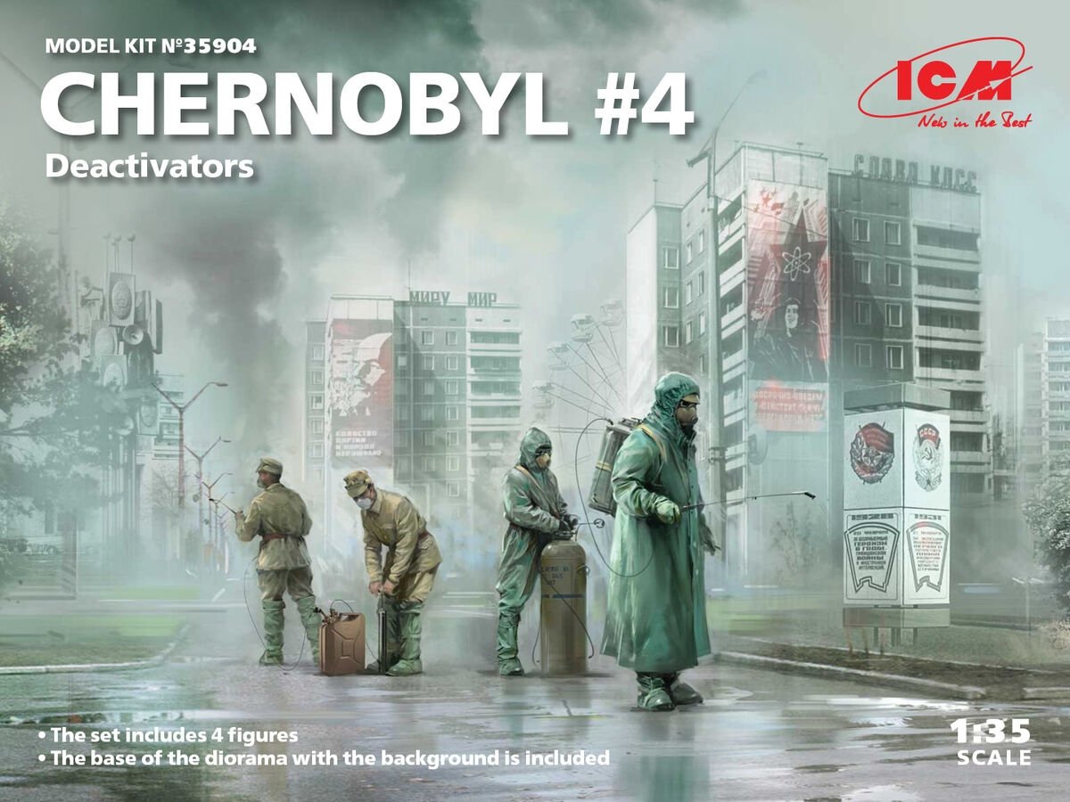 ICM 35904 Tchernobyl 4 Désactivateurs 1/35 – imagen 2