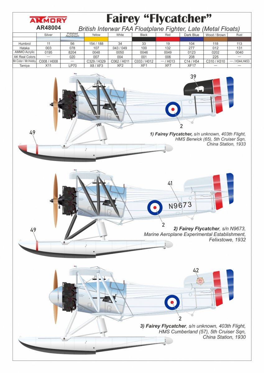 Armory Models 48004 Fairey Flycatcher, chasseur hydravion britannique FAA de l&amp;#39;entre-deux-guerres, version tardive (métal) 1/48 – image 10