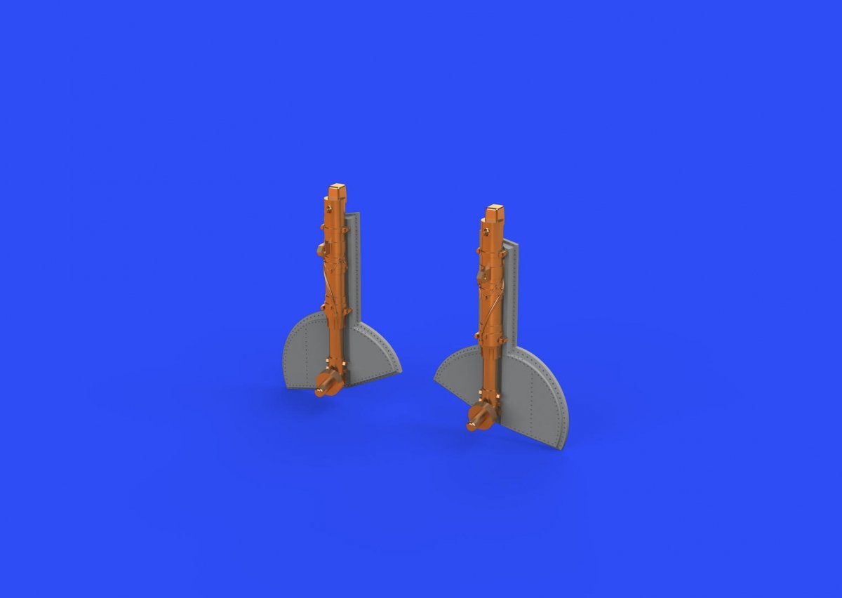 Eduard 648589 Jambes de train d&amp;#39;atterrissage Spitfire Mk. I BRONZE 1/48 EDUARD – image 2