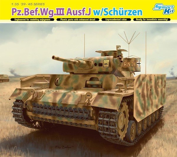 Dragon 6570 Pz.Bef.Wg.III Ausf.J avec Schurzen (1/35)