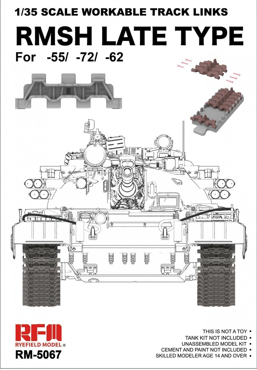 Maquette Rye Field 5067 RMSH TYPE TARDIF Pour T-55/T-72/T-62 1/35