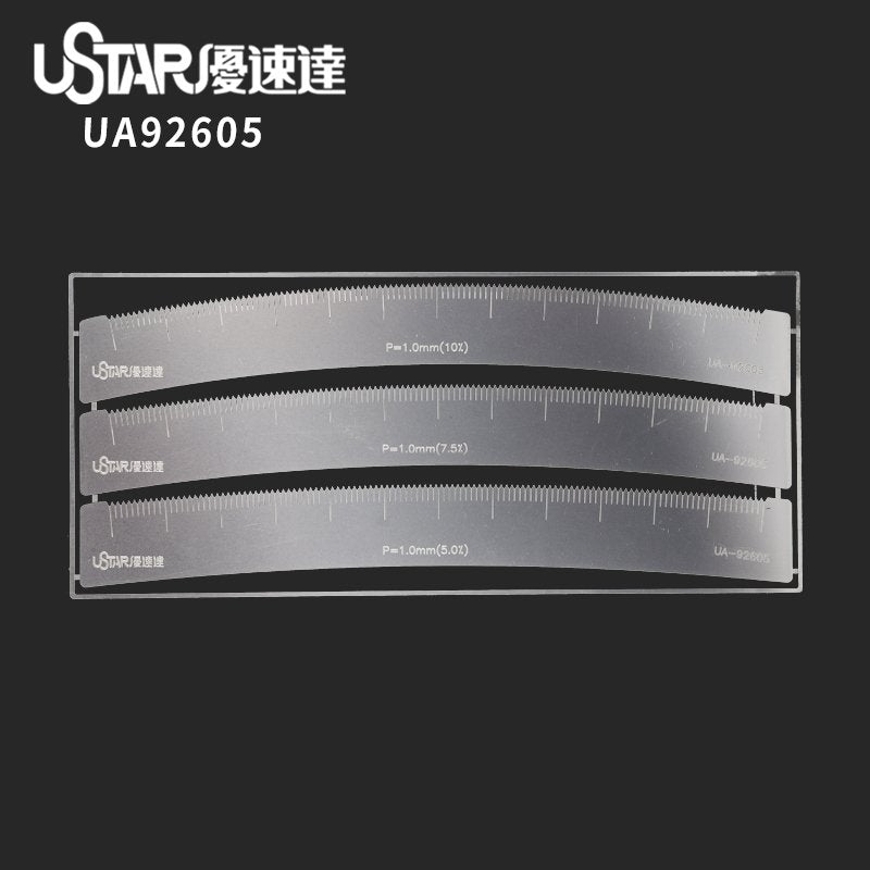 Règle flexible U-Star UA-92604 pour espacement proportionnel des trous - Échelle souple pour espacement proportionnel des trous
