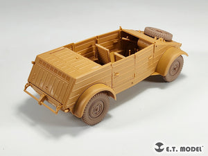 ET Model P35-138 Kübelwagen allemand Type 82 de la Seconde Guerre mondiale, roues étroites, pour maquette TAMIYA au 1/35 – image 8
