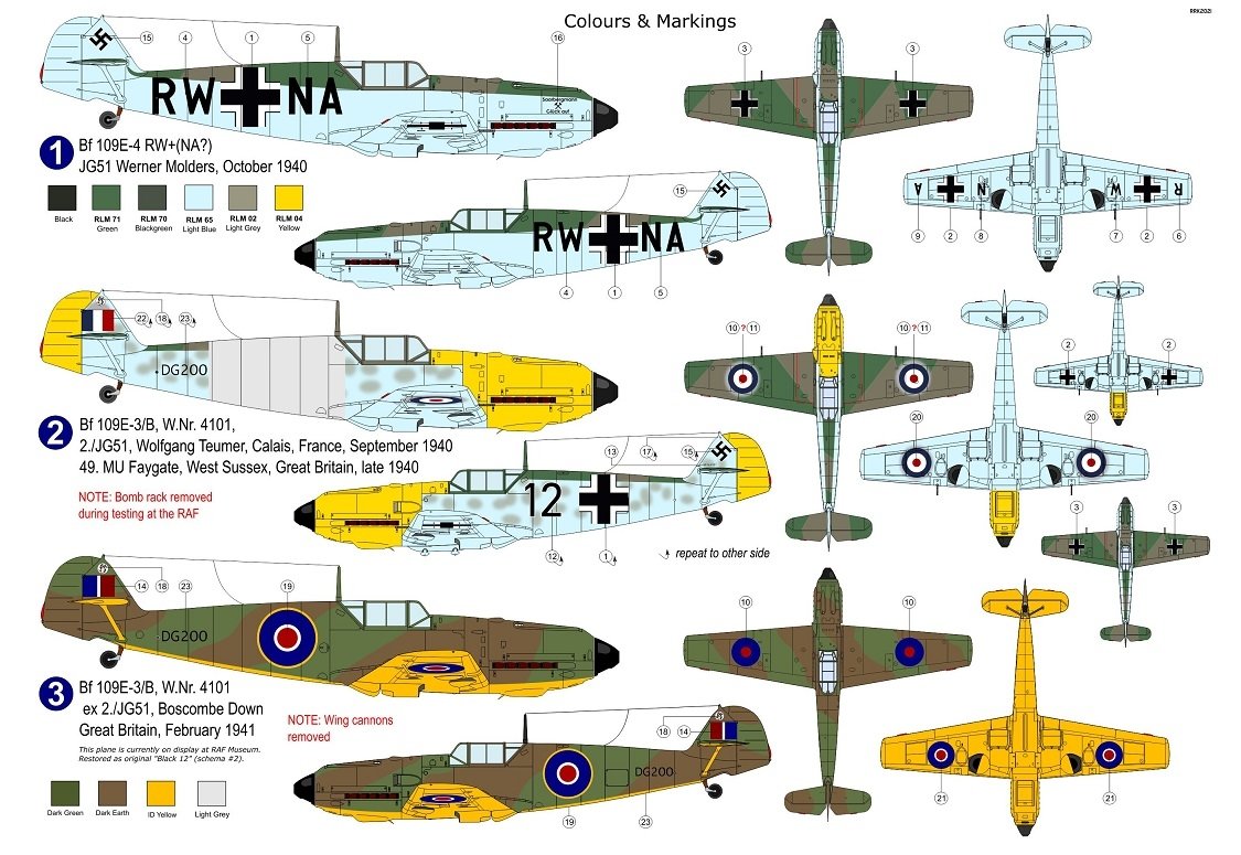 Maquette AZ7689 Bf 109E-3 « Marquage spécial » 1/72 – image 2