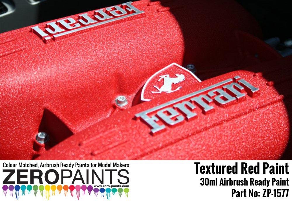 Peinture texturée rouge Zero Paints ZP-1577 30 ml – image 3