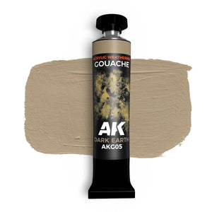 AK Interactive AKG05 Terre sombre – AK GOUACHE