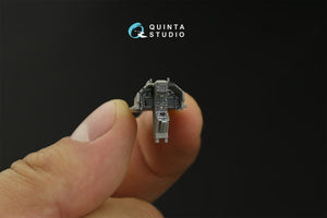 Intérieur coloré imprimé en 3D sur papier décalcomanie (outillage Kinetic 2022) pour F-16C Block 25 de Quinta Studio (échelle 1/48) (petite version) – image 8