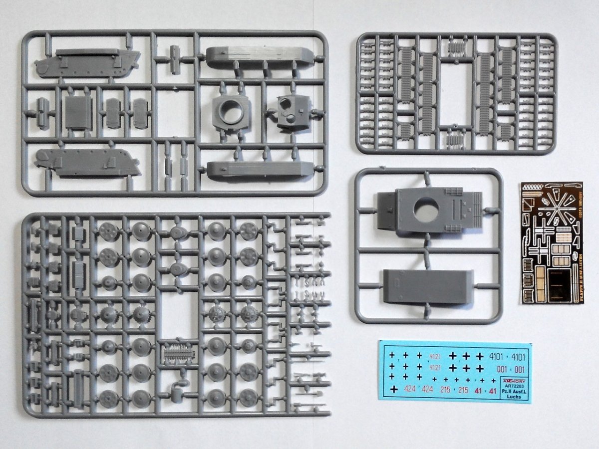 Armory Models 72203 Pz.Kpfw.II Ausf.L Luchs, char de reconnaissance léger allemand de la Seconde Guerre mondiale 1/72 – image 2