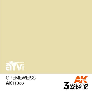AK Interactive AK11333 Crème blanche 17ml
