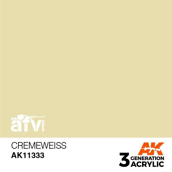 AK Interactive AK11333 Crème blanche 17ml