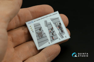 Quinta Studio QD48387 F-4E early with slatted wing 3D-Printed &amp;amp; coloured Interior on decal paper (Meng) 1/48 – zdjęcie 10