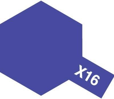 Peinture acrylique Tamiya X-16 Violet (81516) 10 ml – image 2