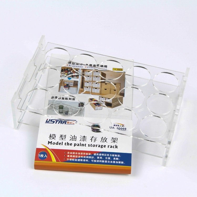 Support de rangement pour mini flacons de peinture U-Star UA-90069 - support à peinture