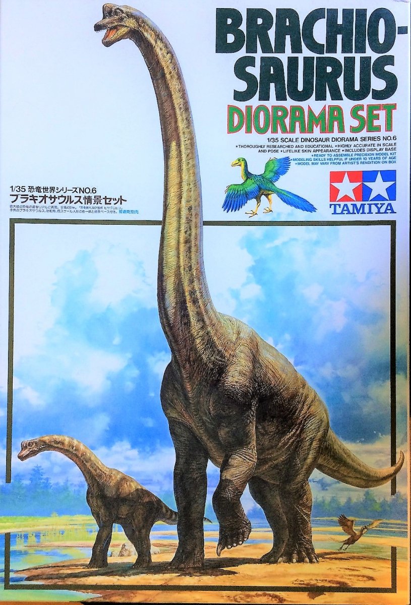 Kit de diorama Brachiosaurus Tamiya 60106