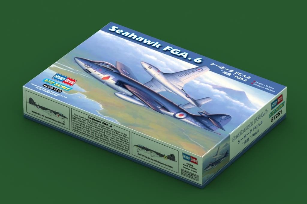 Hobby Boss 87251 Hawker Seahawk FGA.6 1/72 – immagine 4