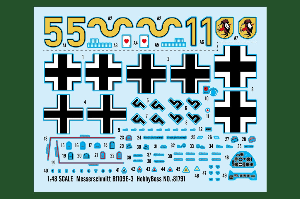 Hobby Boss 81791 Messerschmitt Bf109E-3 1/48 – Bild 19