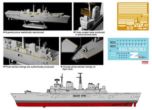 Dragon 7128 HMS Invincible Porte-avions léger (30e anniversaire de la guerre des Malouines) 1/700 – Bild 2