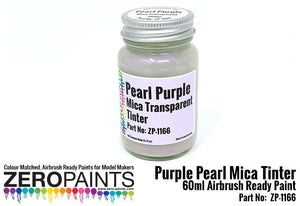Peinture teintée transparente mica violet nacré Zero Paints ZP-1166 60 ml