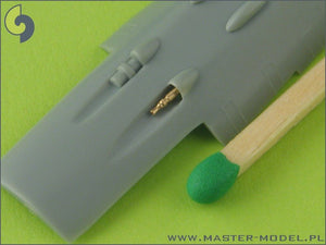 Ensemble d&amp;#39;armement Master AM-72-012 Fw 190 A2 - A5 (embouts de canon MG 17, MG FF, MG 151) et tube de Pitot – immagine 4