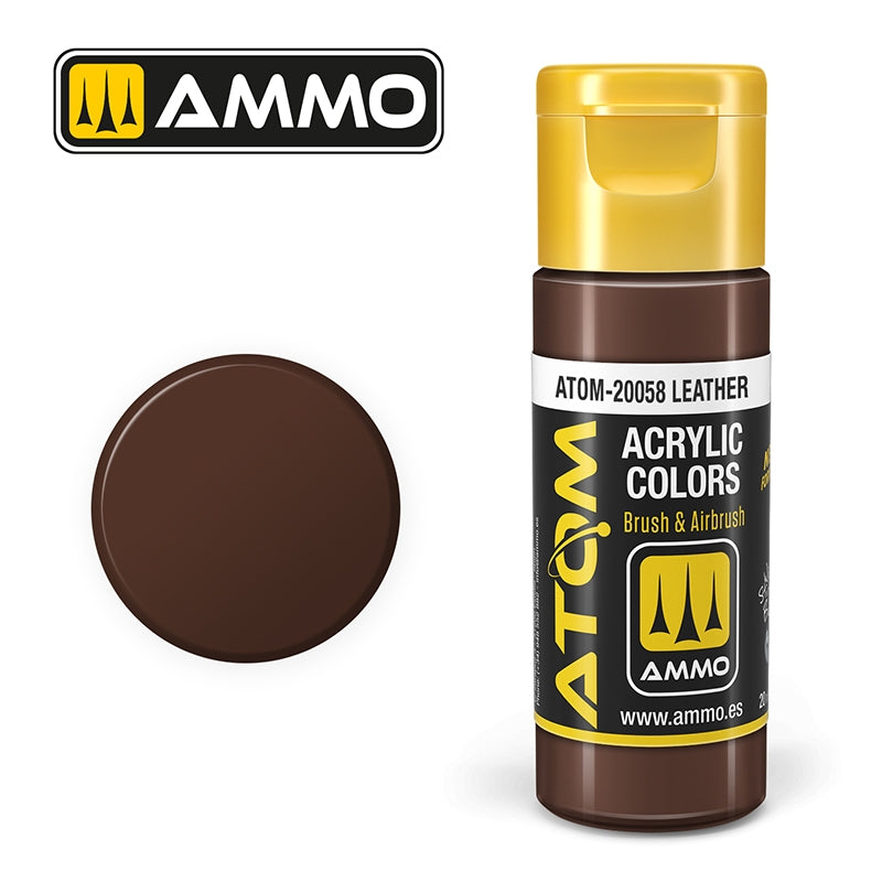 AMMO de Mig Jimenez 20058 ATOM COLOR Cuir 20ml