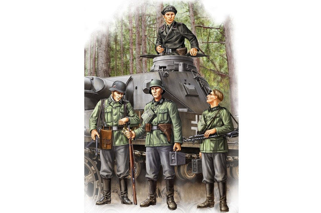 Hobby Boss 84413 Kit d&amp;#39;infanterie allemande Vol.1 (Première version) 1/35