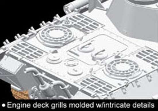 Dragon 7508 Berge-Panther avec Pz.Kpfw.IV Turm (1/72) – imagen 11
