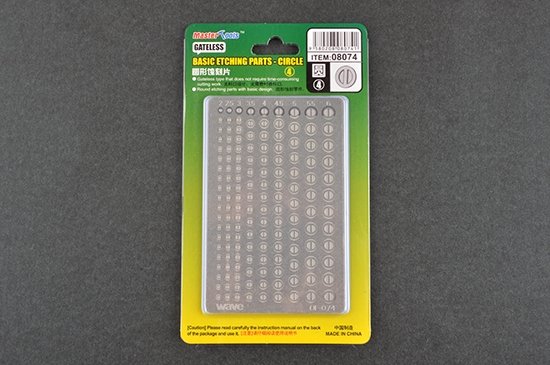 Pièces de gravure de base Trumpeter 08074 - Cercle 4