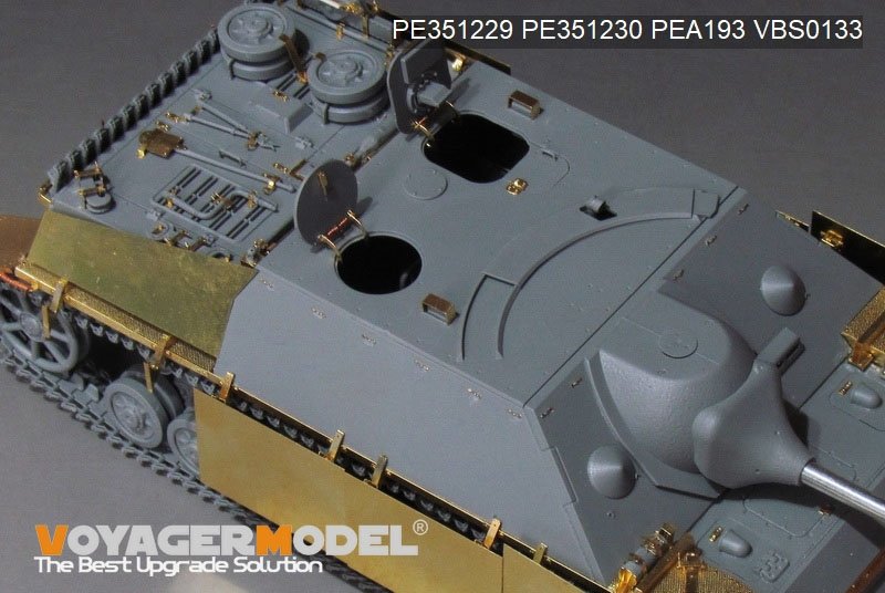 Maquette Voyager PE351229 Jagdpanzer IV L/48 allemand de base de la Seconde Guerre mondiale (pour Border BT-016) 1/35 – image 5