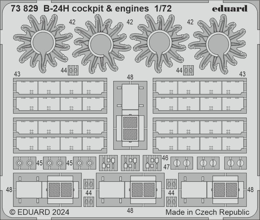 Eduard BIG72183 B-24H AIRFIX 1/72 – immagine 5