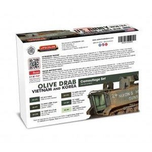 Coffret de peinture acrylique Lifecolor CS60, 6 x 22 ml (US Tanks).  – image 2