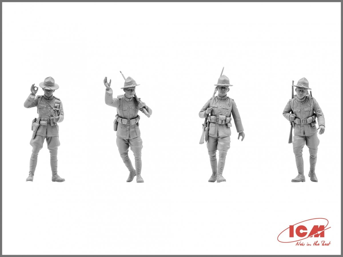 ICM 35689 Infanterie américaine (1917) 4 figurines 1/35 – image 8
