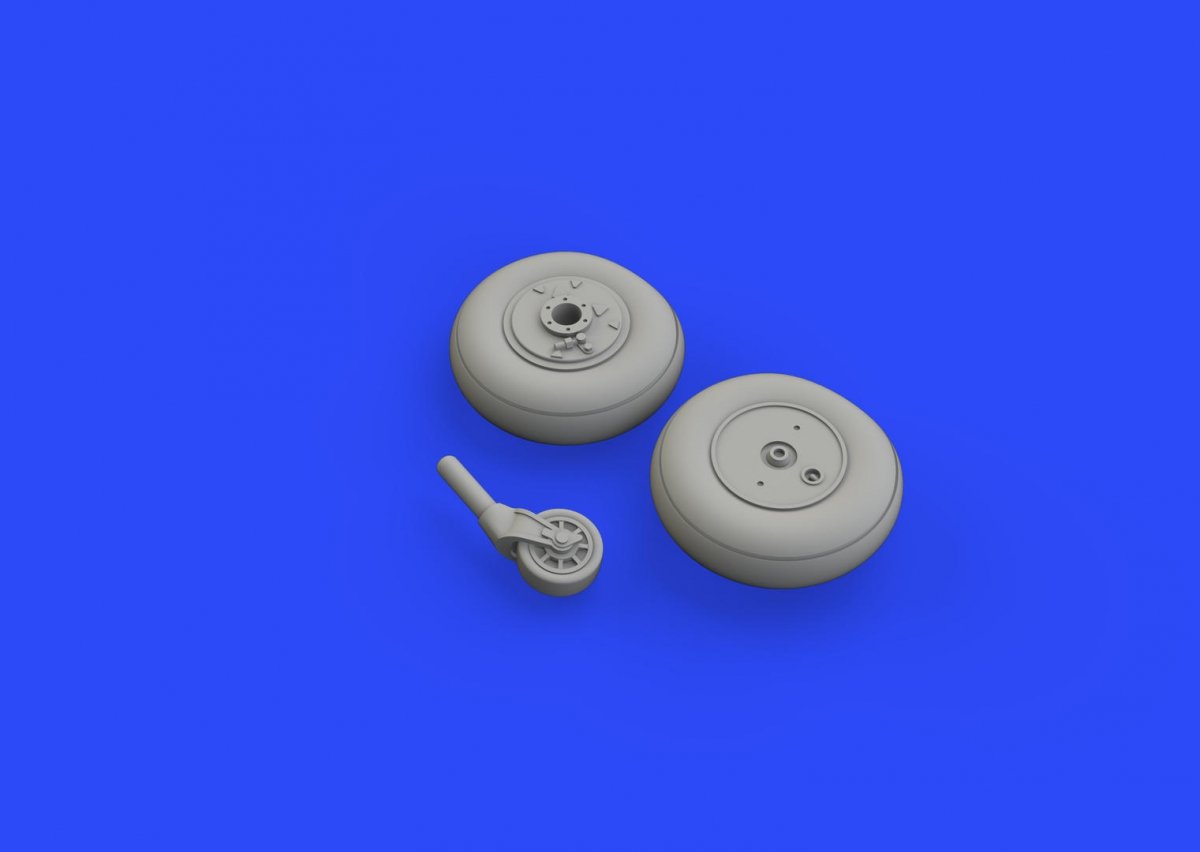 Eduard 672201 Ki-61-Id wheels TAMIYA 1/72 – zdjęcie 3