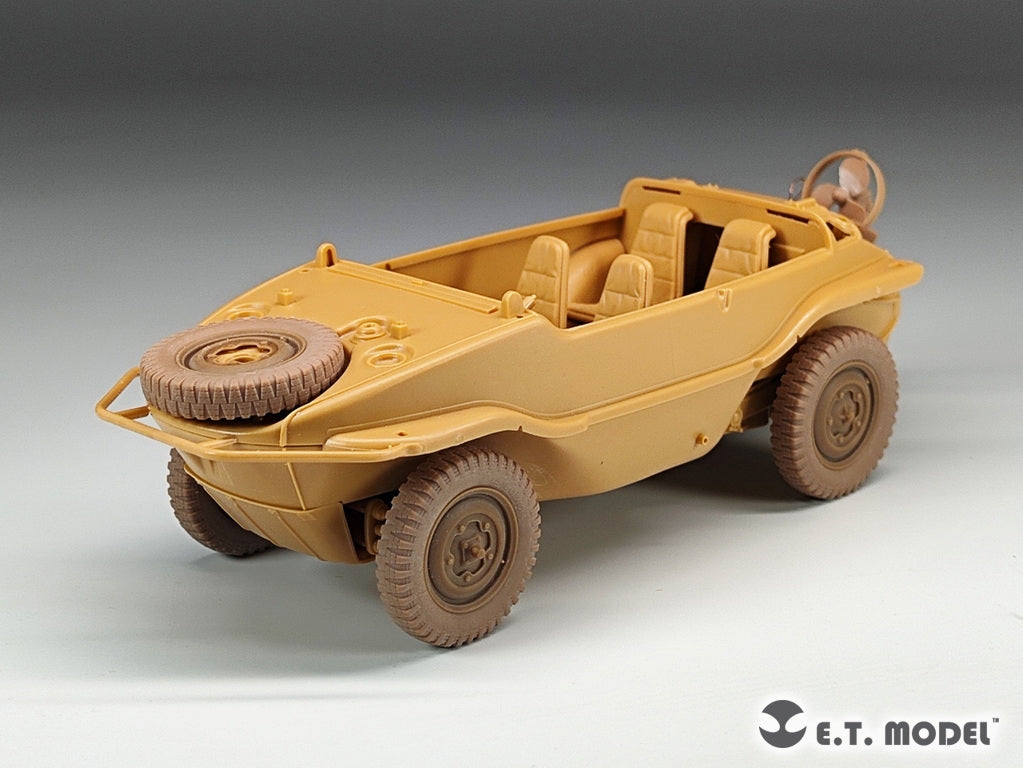 Maquette ET Model P35-135 Schwimmwagen allemand Type 166 de la Seconde Guerre mondiale, roues étroites, pour kit TAMIYA au 1/35 – image 7