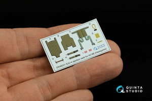 Intérieur imprimé en 3D et coloré sur papier décalcomanie Quinta Studio QD48309 AV-8B Late (Hasegawa) 1/48 – Bild 3