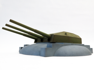Modelcollect UA72344 Site d&amp;#39;artillerie côtière du fort Austratt, tourelle triple de 28 cm, Caesar 1/72 – image 3