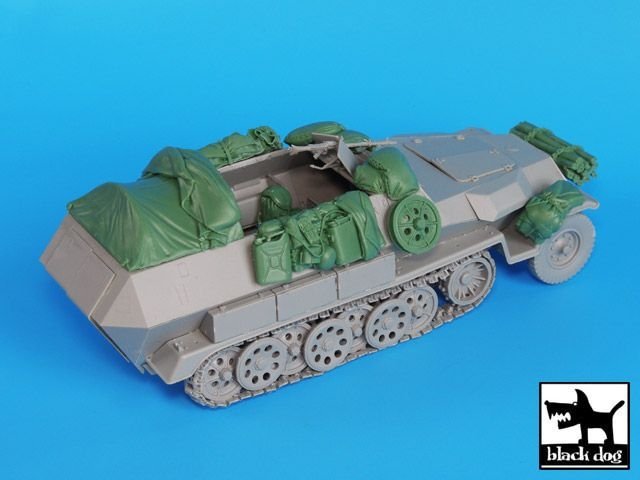 Ensemble d&amp;#39;accessoires Black Dog T35018 Sdkfz 251 C pour Dragon 1/35 – image 3
