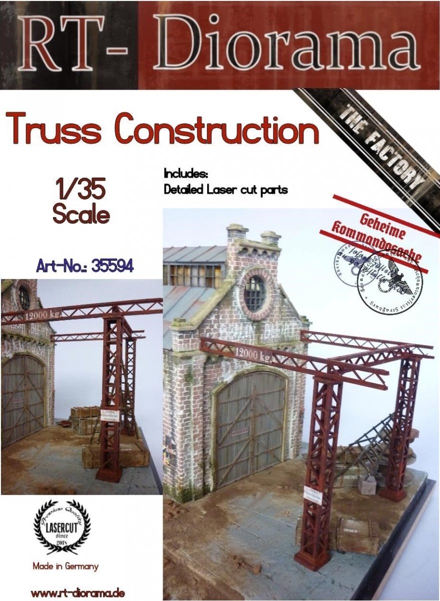RT-Diorama 35594 Construction de charpente métallique 1/35